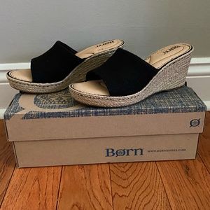 Born, Missoula sandals, Black, Size 6 (never worn)